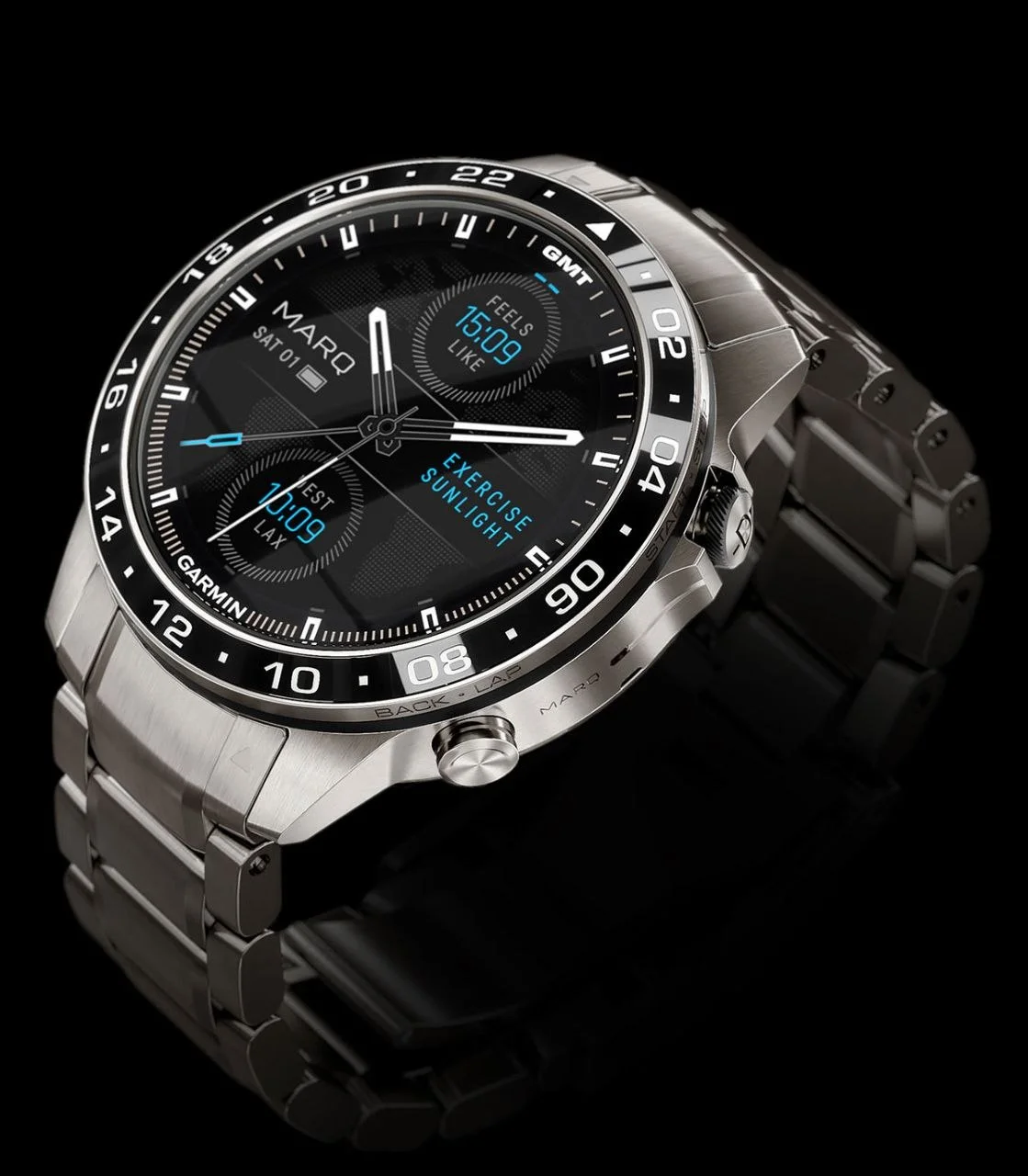 Макродеталі корпусу Garmin MARQ